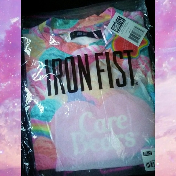 ❤💛💙Iron Fist Care Bears Pullover💙💛❤ - Picture 3 of 8